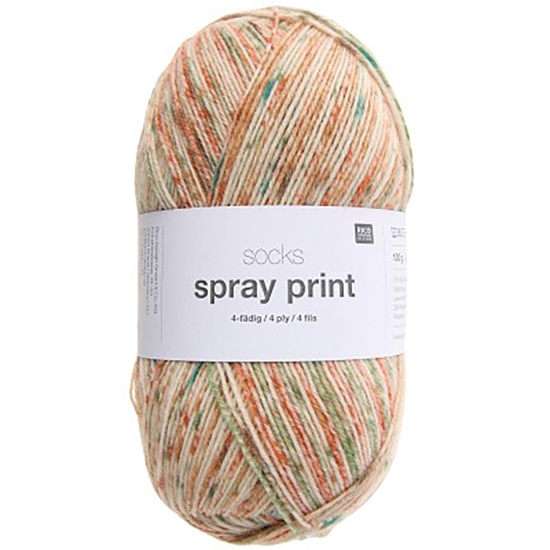 Socks Spray Print 4 ply
