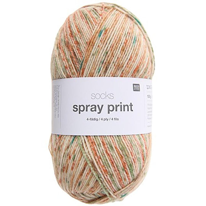 Socks Spray Print 4 ply