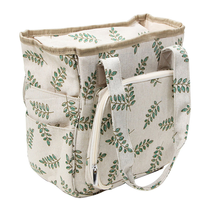 Collection vivace - Sac à tricot feuilles - 3025234