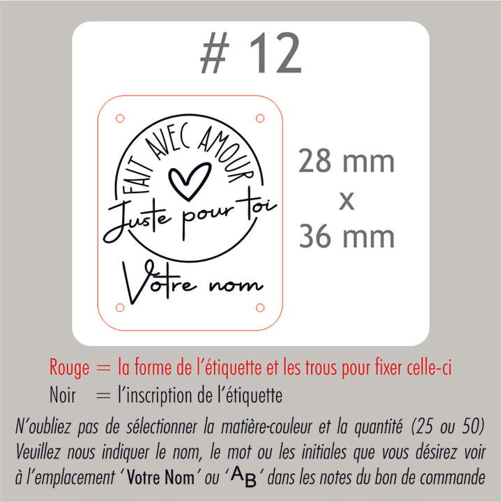 #12 Regular custom labels