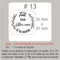 #13 Étiquettes personnalisées régulières
