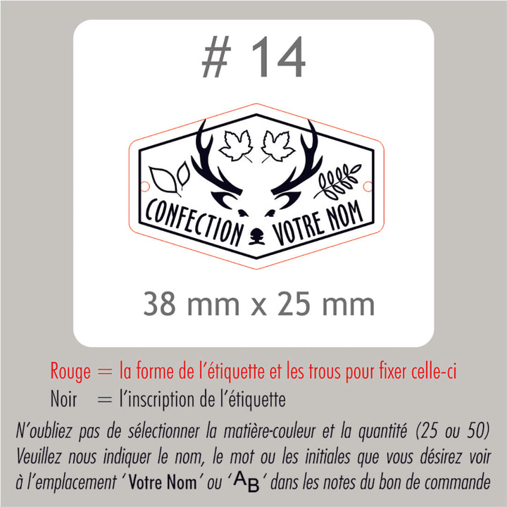 #14 Regular custom labels