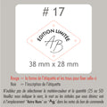 #17 Étiquettes personnalisées régulières