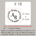 #18 Étiquettes personnalisées régulières