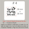 #4 Étiquettes personnalisées régulières
