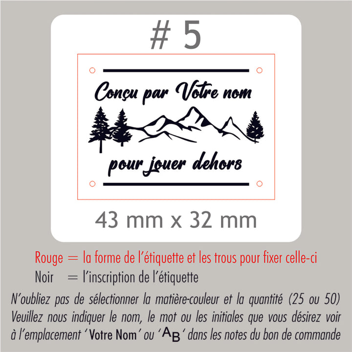 #5 Regular custom labels