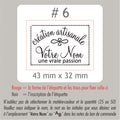 #6 Étiquettes personnalisées régulières