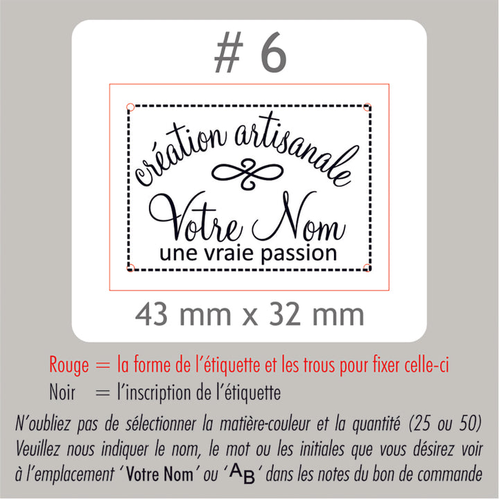 #6 Regular custom labels
