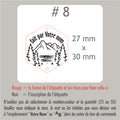 #8 Étiquettes personnalisées régulières