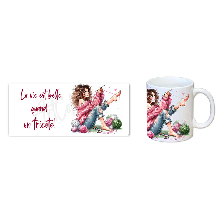 Tasse mugs 11 oz en céramique