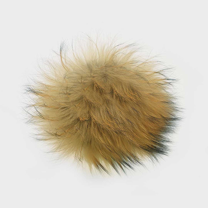 Pompon M en fourrure véritable