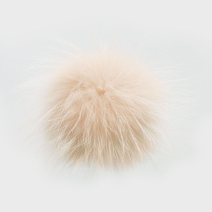 Pompom M in real fur