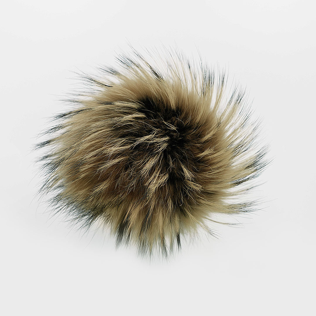 Pompom M in real fur