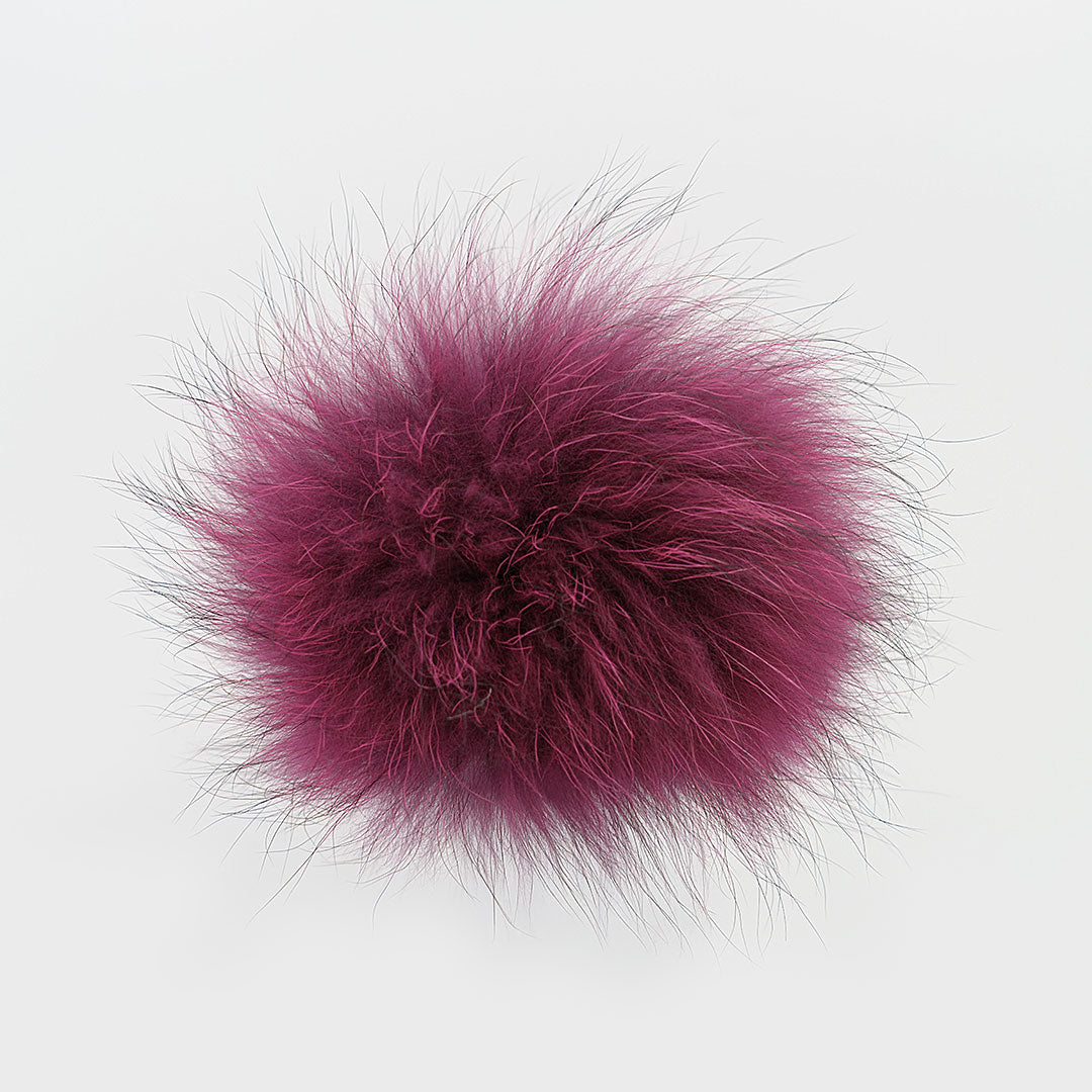 Pompon en fourrure Marine à pointes naturelles – Humana Lana Pompon en fourrure Marine à pointes naturelles – Humana Lana