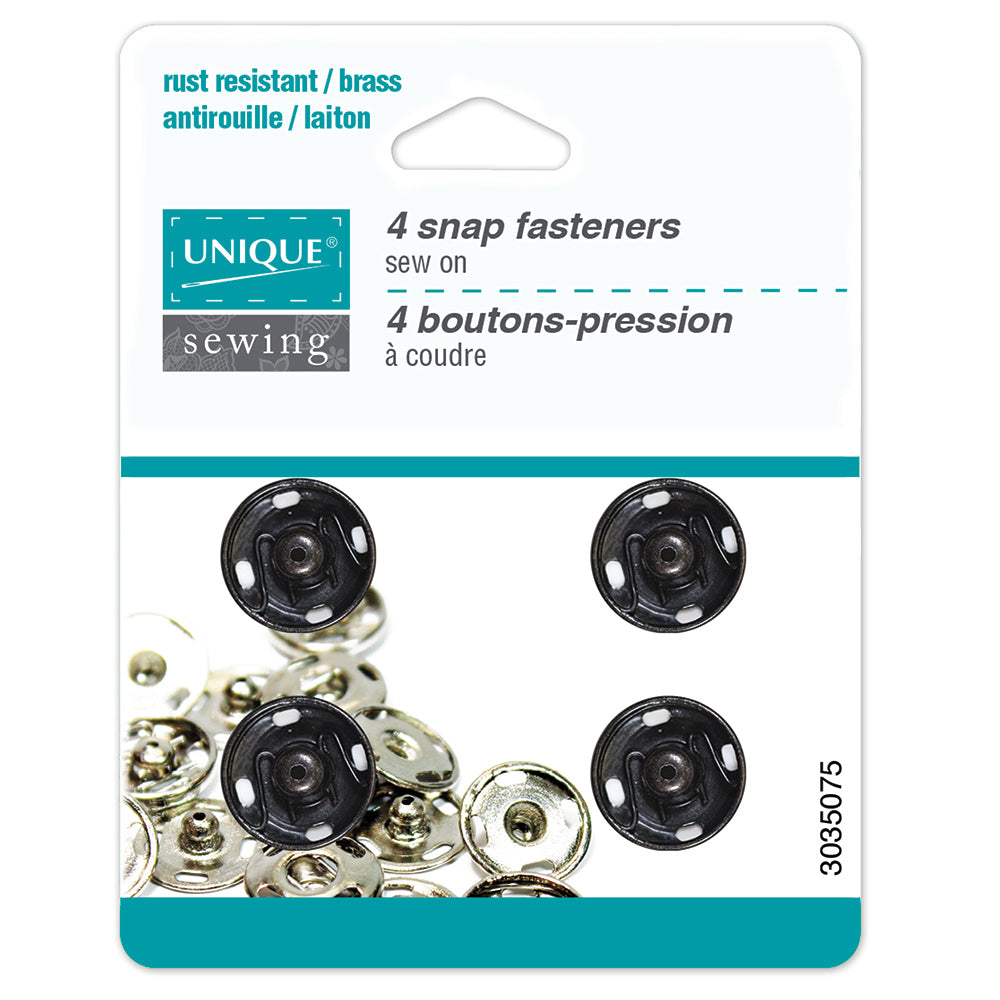 Boutons-pression à coudre - 15 mm