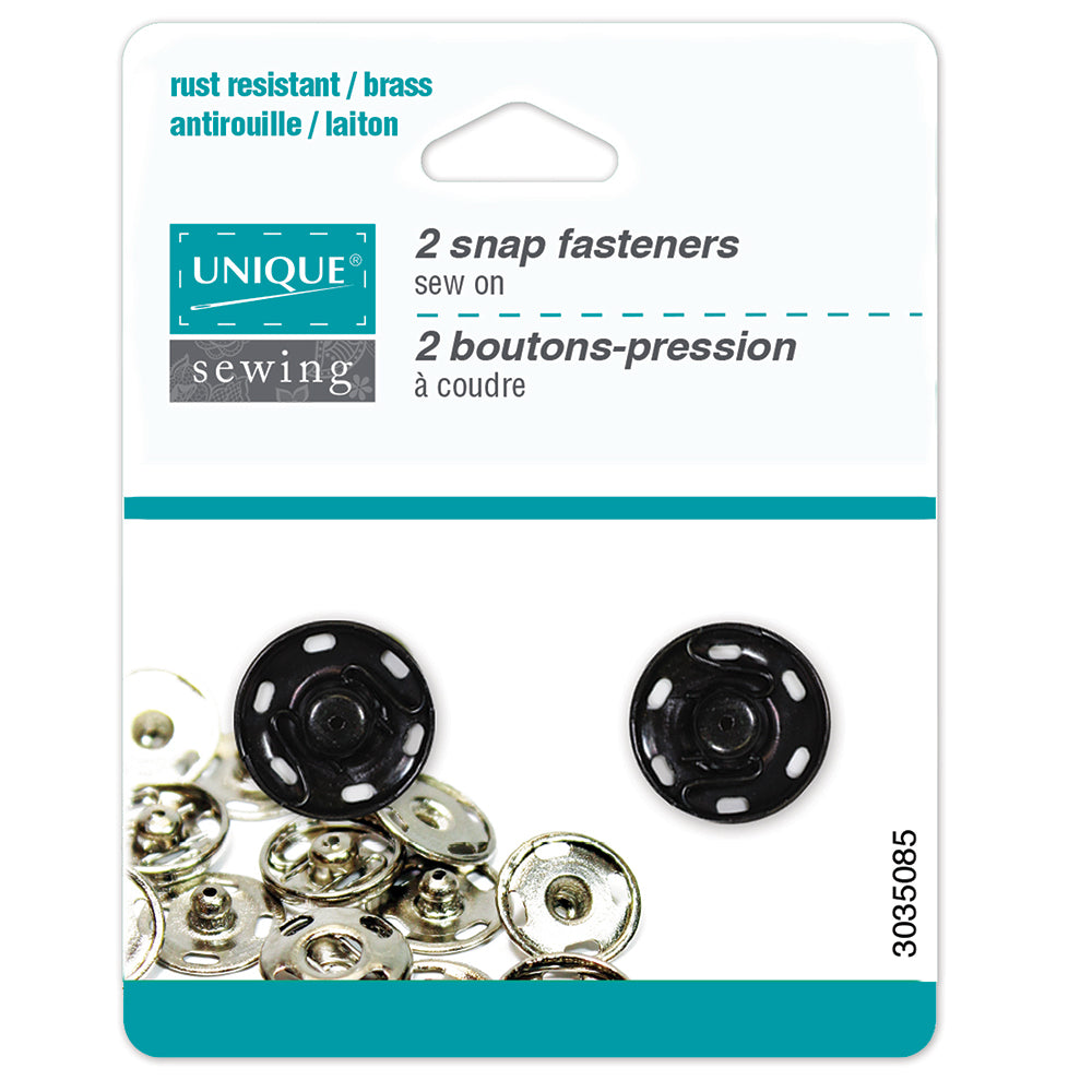 Snap fasteners to sew on - 15 mm