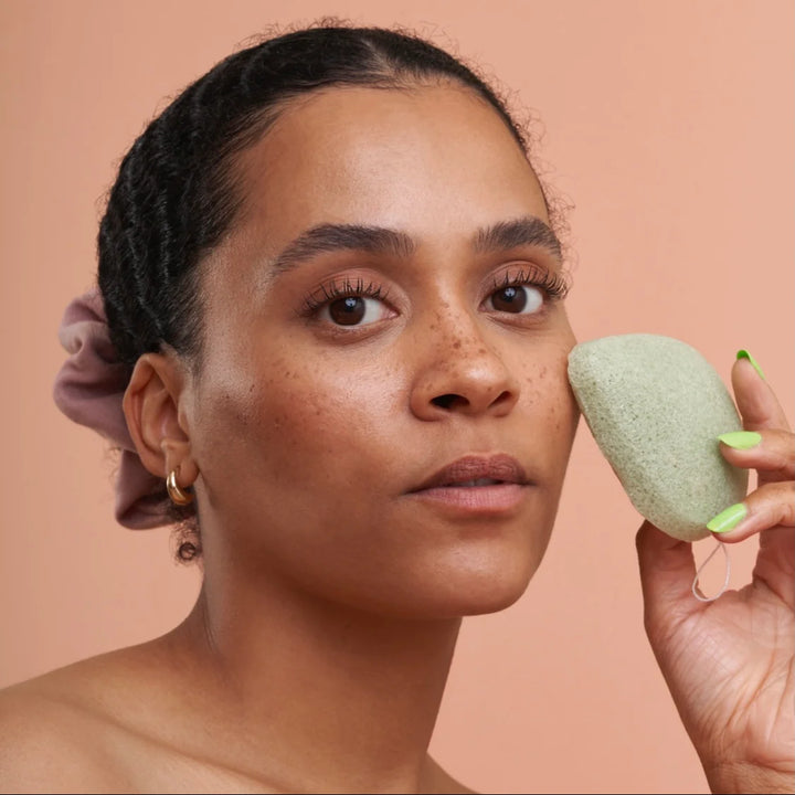 Antioxidant konjac sponge - Green tea