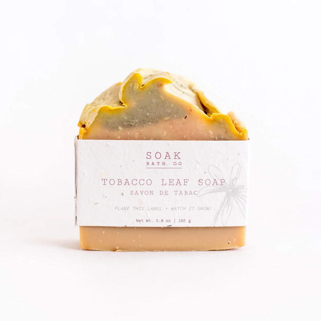 Barre de savon feuille de tabac