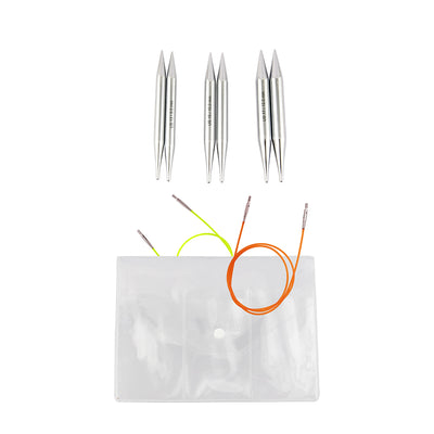 Nova Platina Interchangeable Thick Circular Needle Set