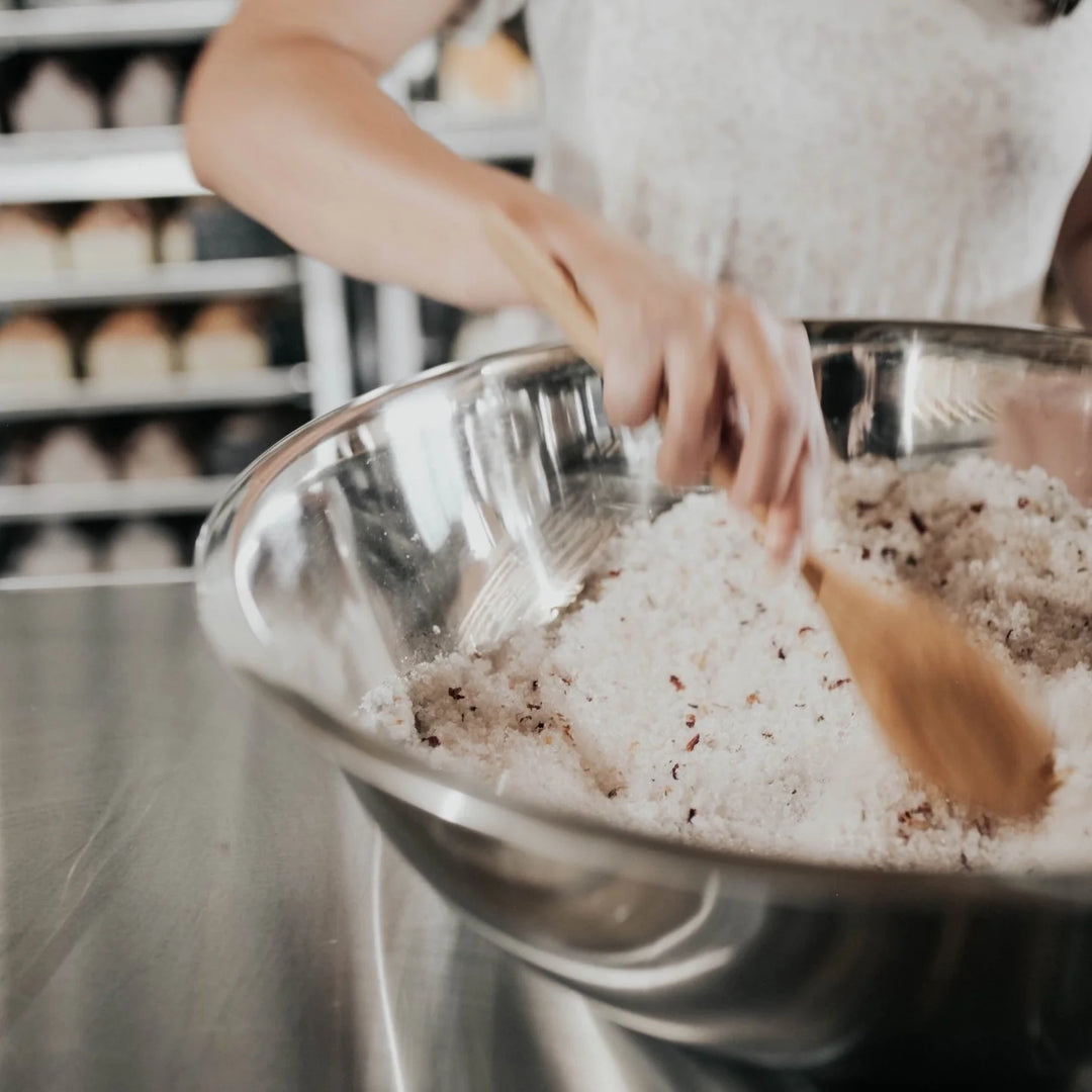 Sels de bain à la menthe poivrée