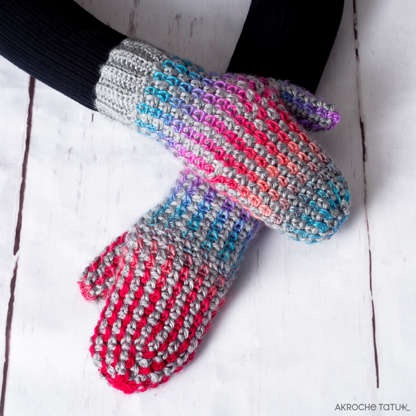 Crochet pattern - Alberta Mittens (WEB version)