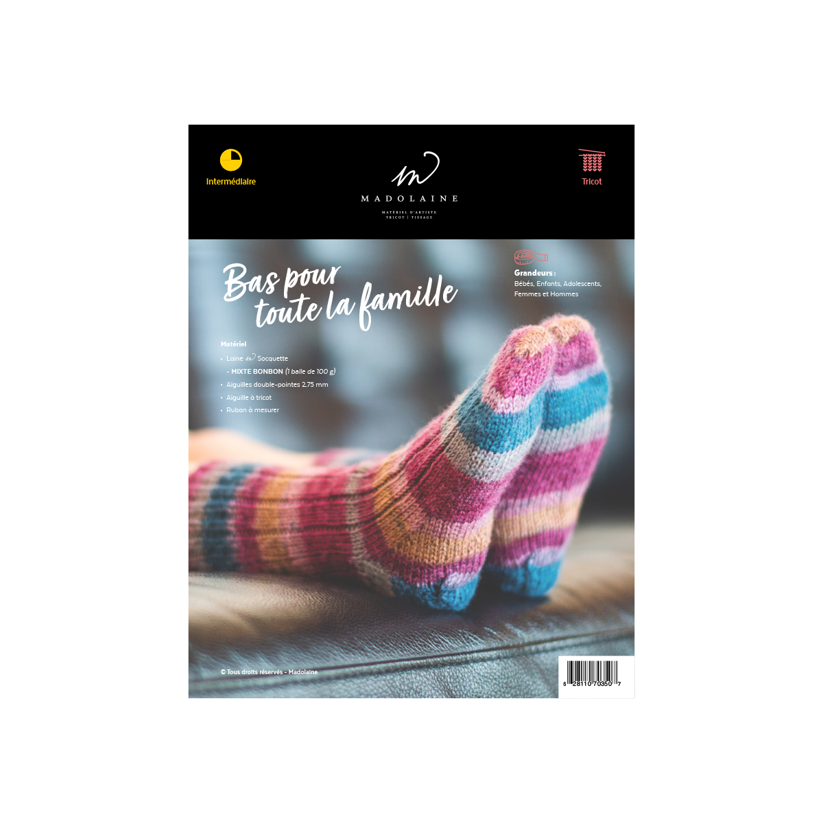 M Knitting Pattern - Stockings for the whole family 