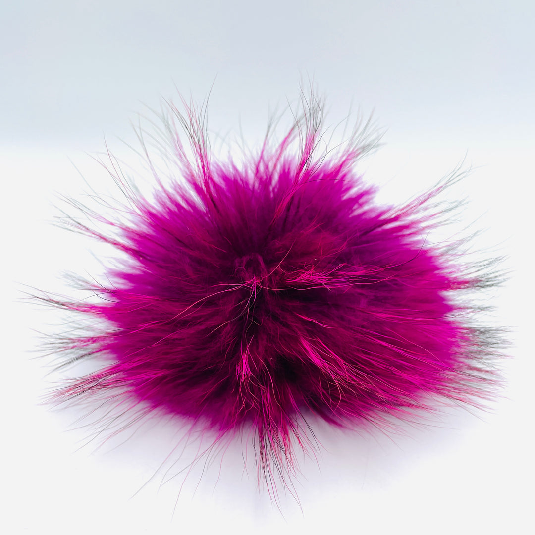 Pompom M in real fur