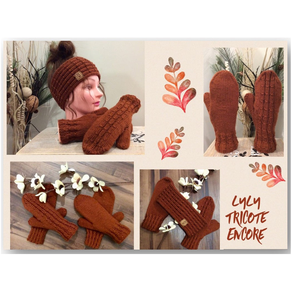 ''Lysanne'' Headband and Mittens Kit