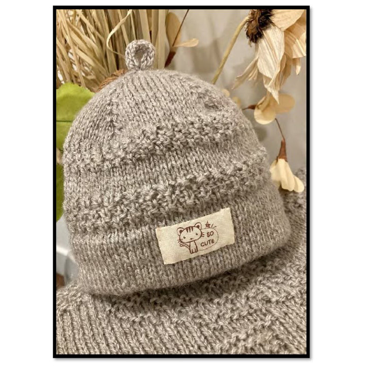 Tuque pour bébé - Mon chaton