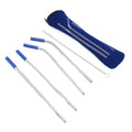 Ensemble de pailles en acier inoxydable