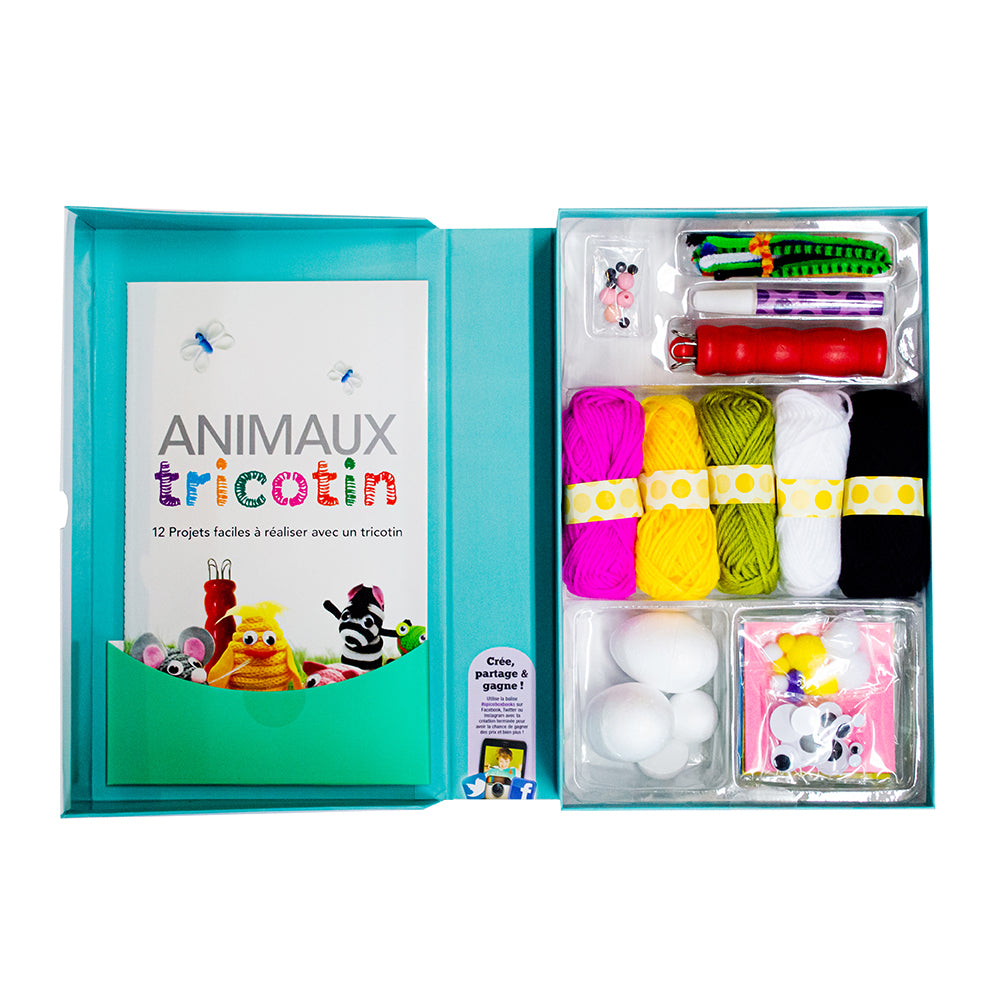Tricotin kit complet - Activité créative enfant