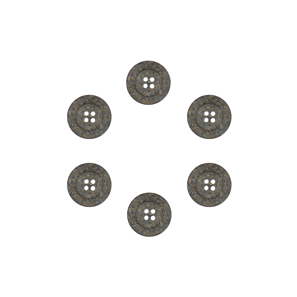 Lot de 6 boutons en coco recyclée
