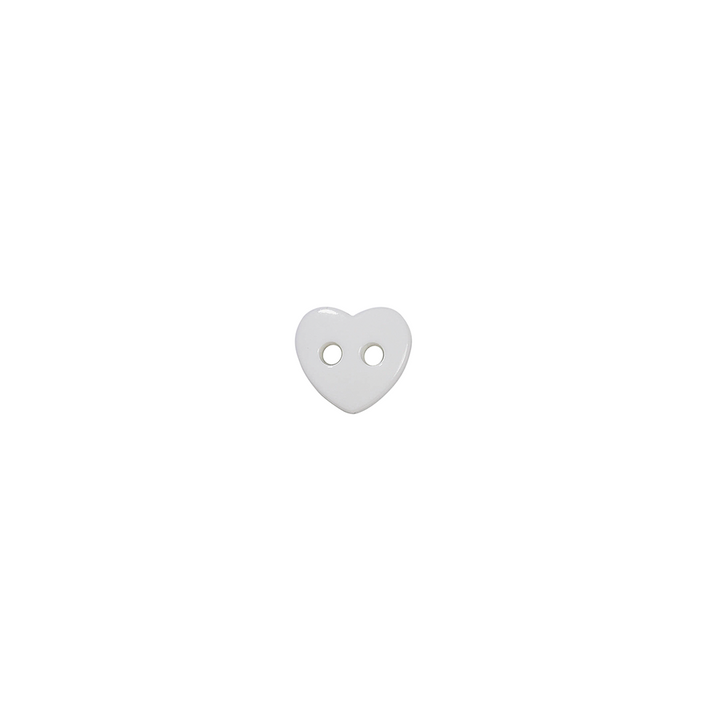 Lot de 6 boutons coeur