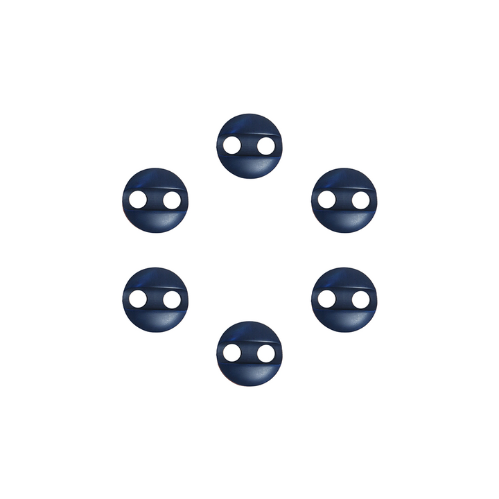 Set of 6 large hole buttons - 27 mm