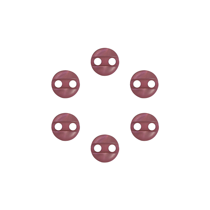 Set of 6 large hole buttons - 27 mm