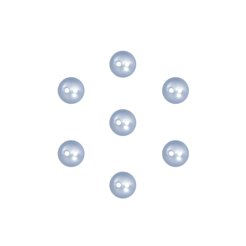 Set of 7 "mother-of-pearl" effect ball buttons