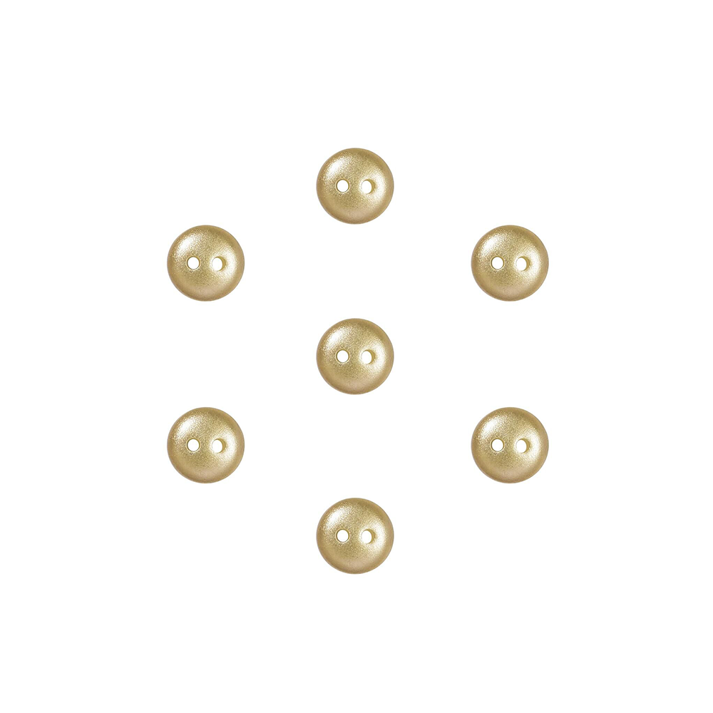 Set of 7 "mother-of-pearl" effect ball buttons