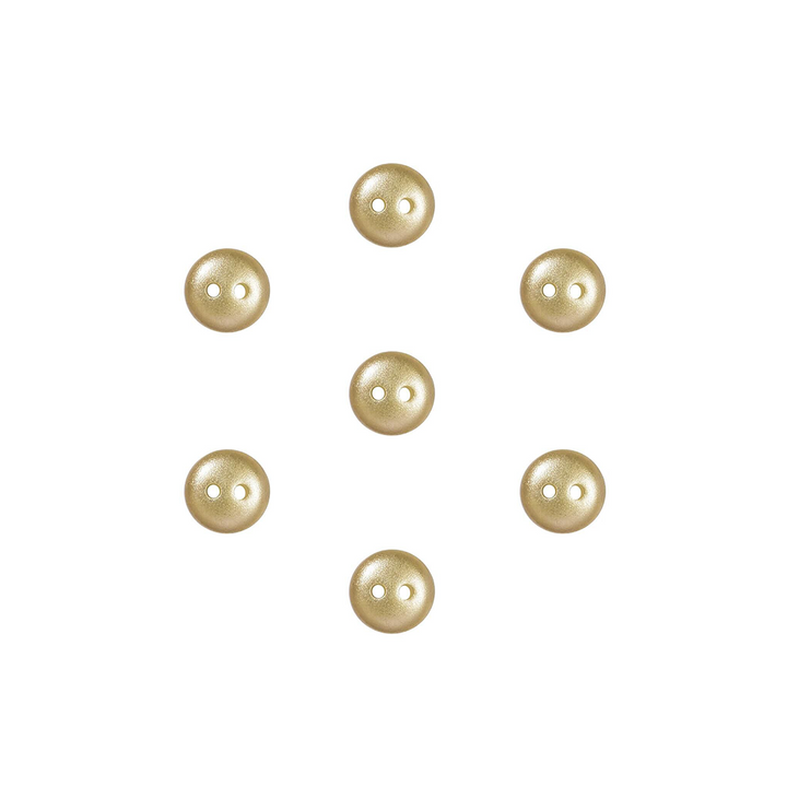 Set of 7 "mother-of-pearl" effect ball buttons