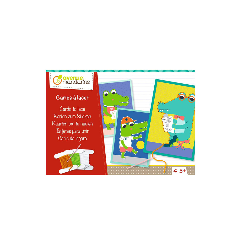 Kit of 3 lacing cards 