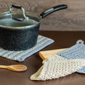 Patron de tricot M - Maniques et sous-plat