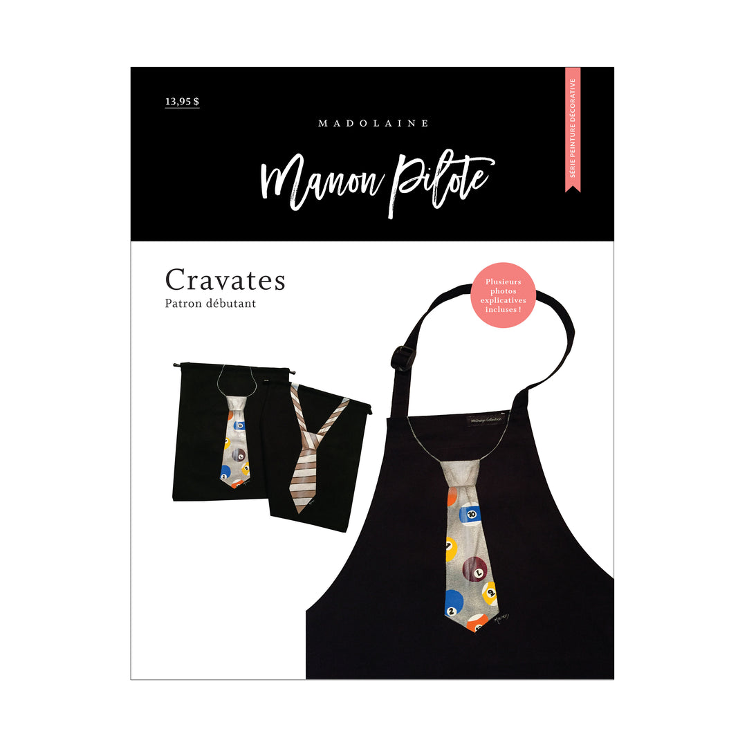 M Painting Pattern - “Ties” by Manon Pilote (Printed version) 
