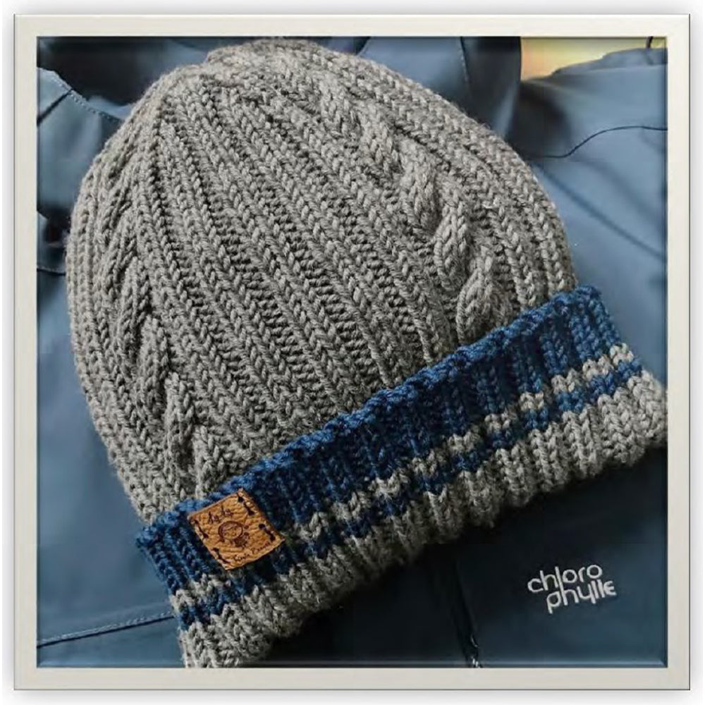 Michel beanie with lined brim