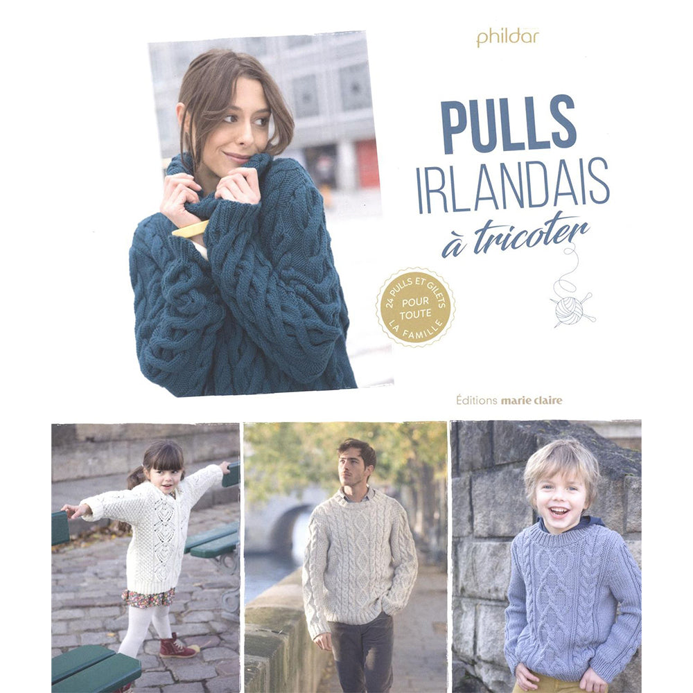 Pulls irlandais à tricoter : 24 pulls et gilets pour toute la famille