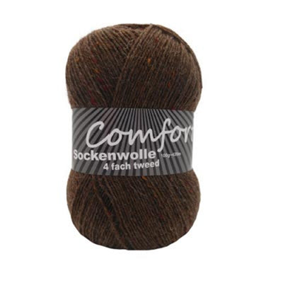 Sockenwolle - Comfort tweed - 6 ply