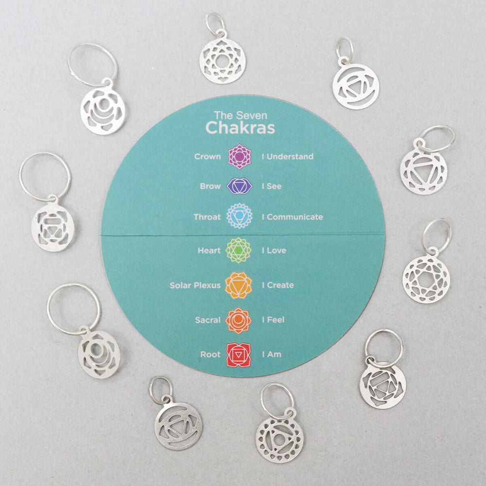 Sterling silver plated markers ''Chakra'' - The Mindful Collection - 800653