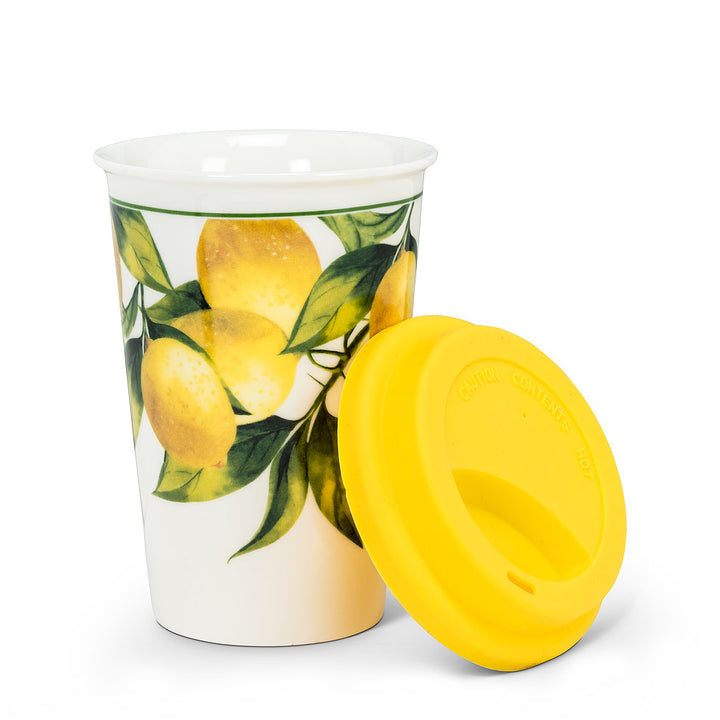 Tasse réutilisable avec couvercle en silicone