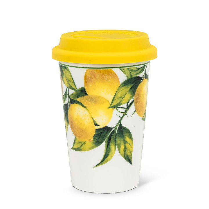 Tasse réutilisable avec couvercle en silicone