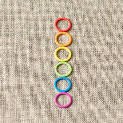 Anneaux marqueurs colorés - Colorful Ring Stitch Markers