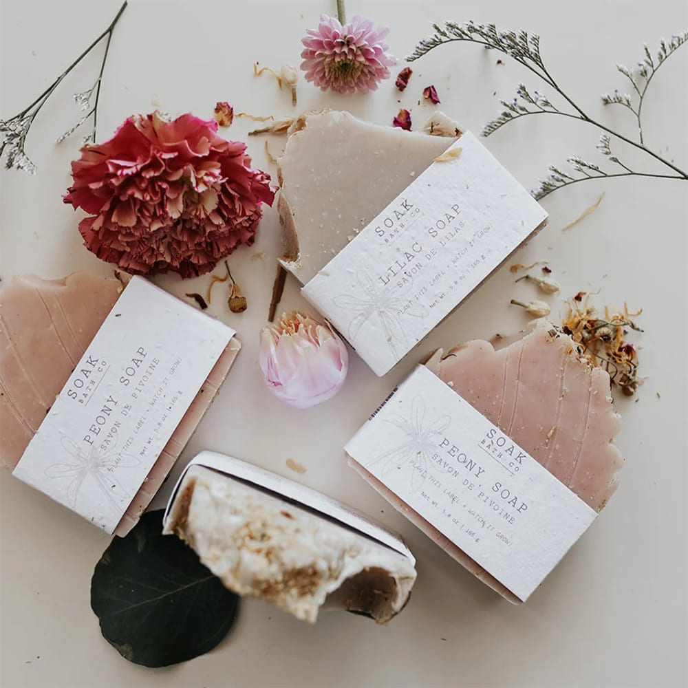 Peony soap bar 